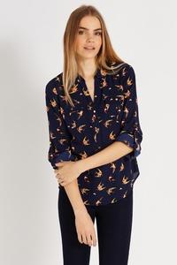 Блузка с принтом "птицы" Oasis